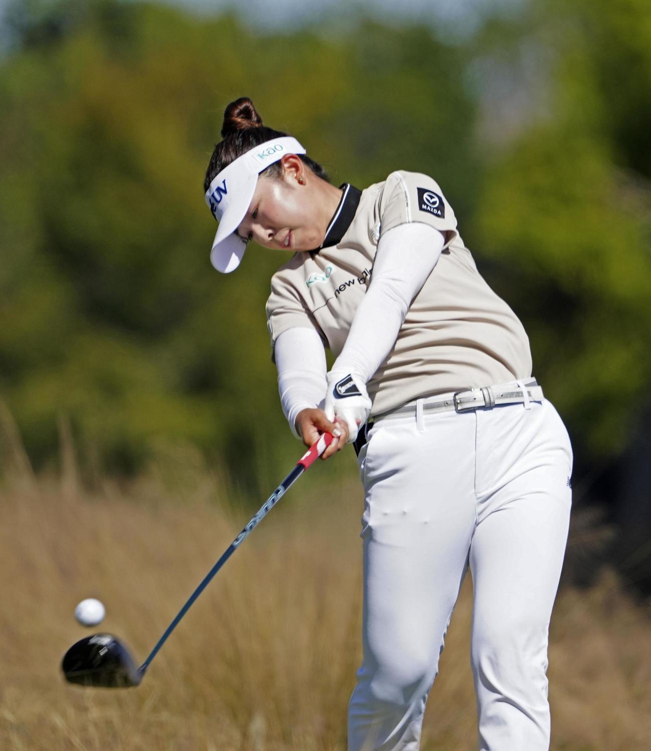 第3ラウンド、通算6アンダーで36位の山下美夢有＝ティブロンGC（共同）