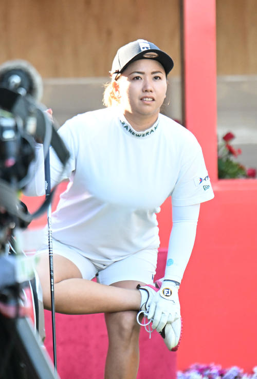 1番、柔軟する山城奈々（撮影・和賀正仁）