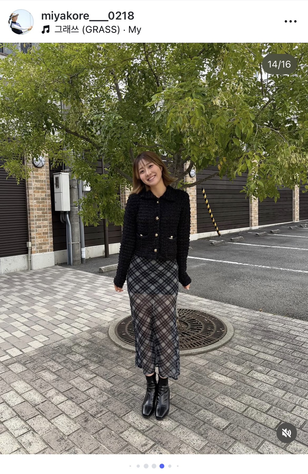 インスタグラムでプライベートの様子を公開した女子プロゴルファー都玲華（画像はスクリーンショット）