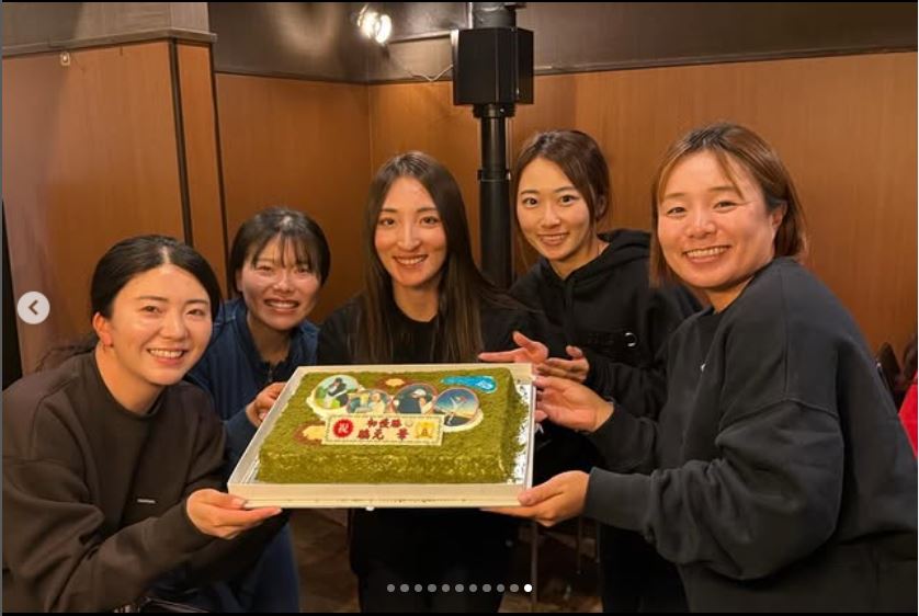 脇元華選手のインスタグラムから