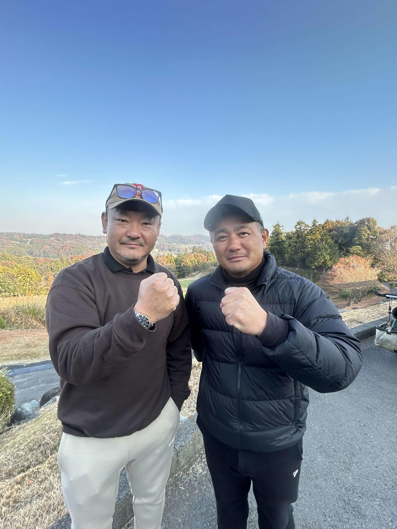 西・南コースでトップ通過の冨田（右）、斎藤ペア