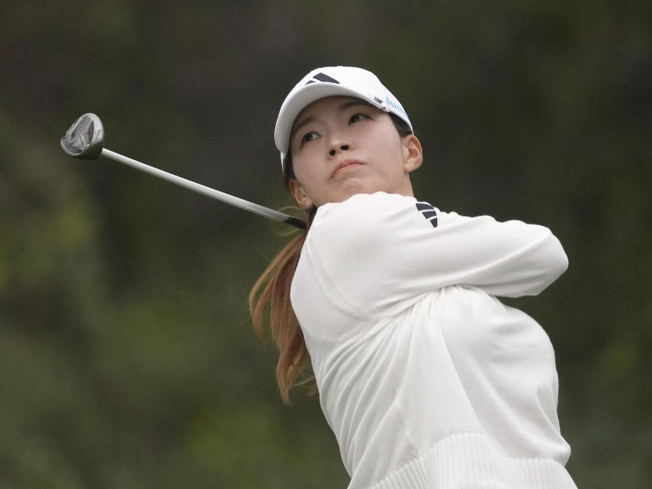 第3ラウンド、通算5アンダーで暫定12位の渋野日向子（共同）