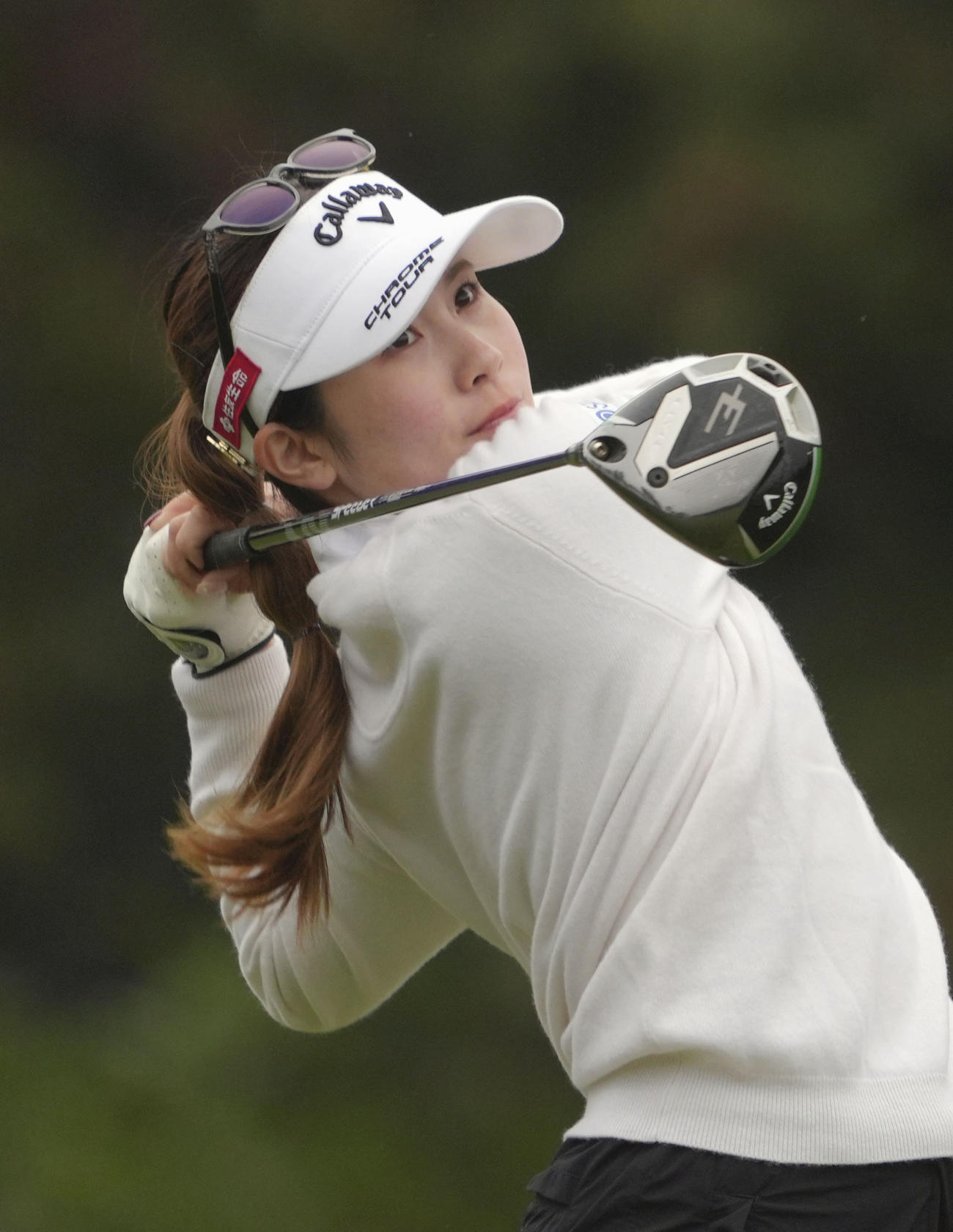 第3ラウンド、通算7アンダーで暫定6位の西村優菜（共同）