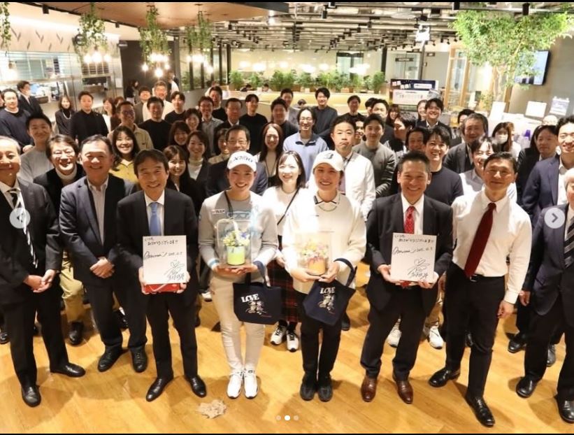大里桃子選手のインスタグラムから