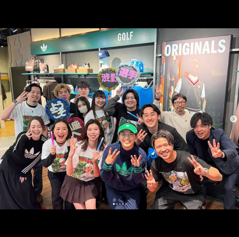 渋野日向子のインスタグラムから