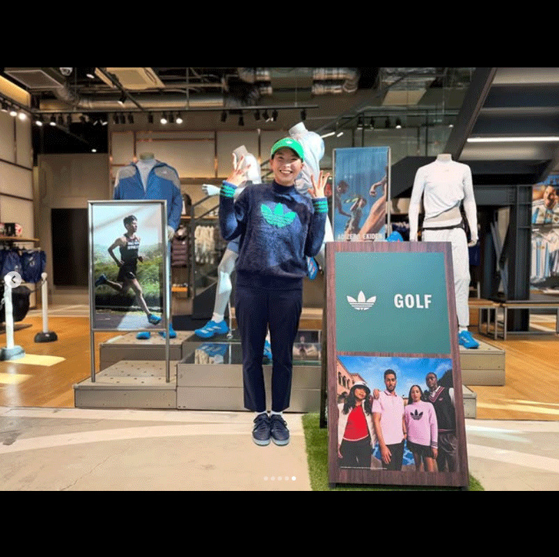 渋野日向子のインスタグラムから