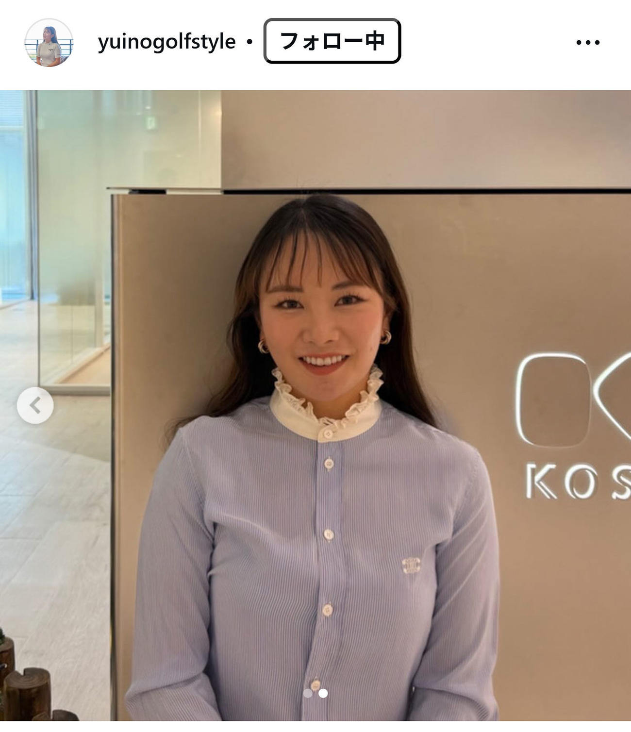 河本結のインスタグラムから