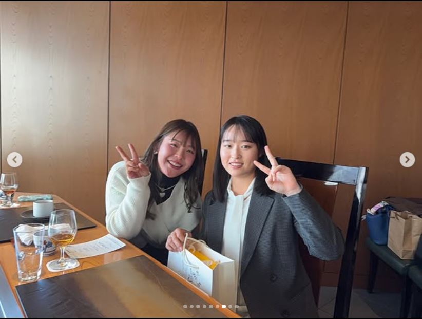 吉田優利選手のインスタグラムから