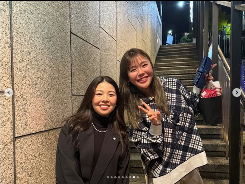 吉田優利選手のインスタグラムから