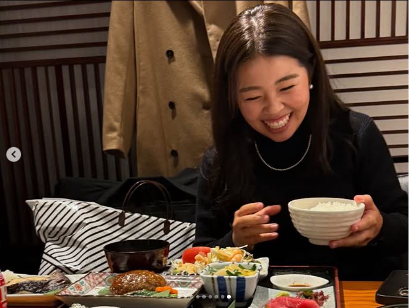 吉田優利選手のインスタグラムから