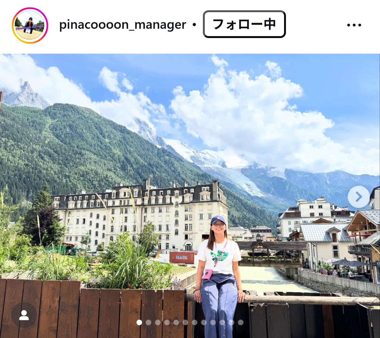 渋野日向子のインスタグラムから