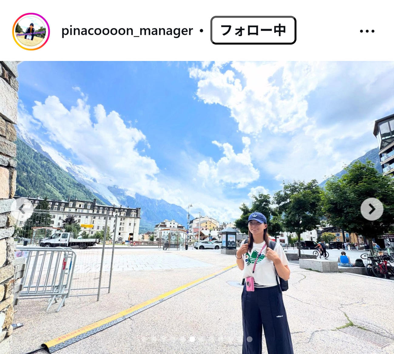 渋野日向子のインスタグラムから