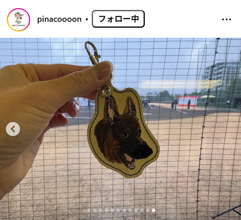 渋野日向子のインスタグラムから
