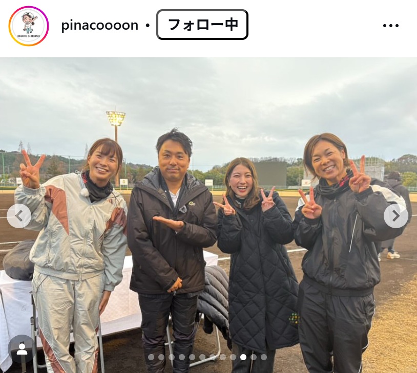 渋野日向子のインスタグラムから