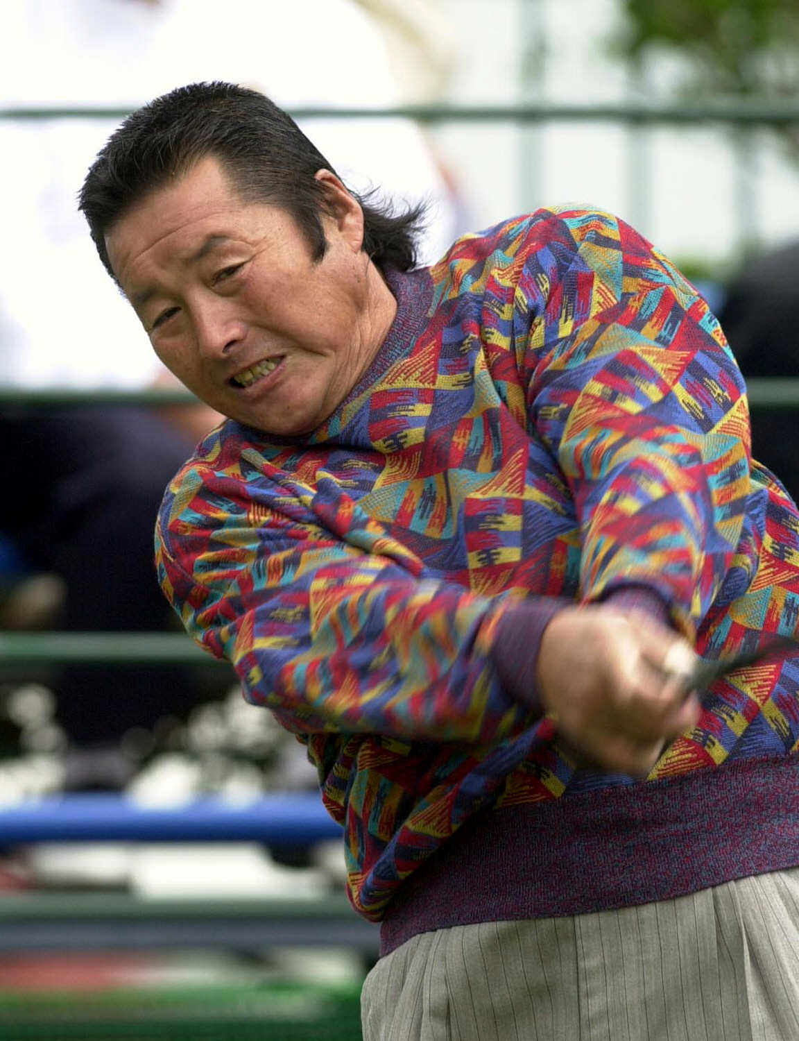 尾崎将司さん（02年5月17日撮影）