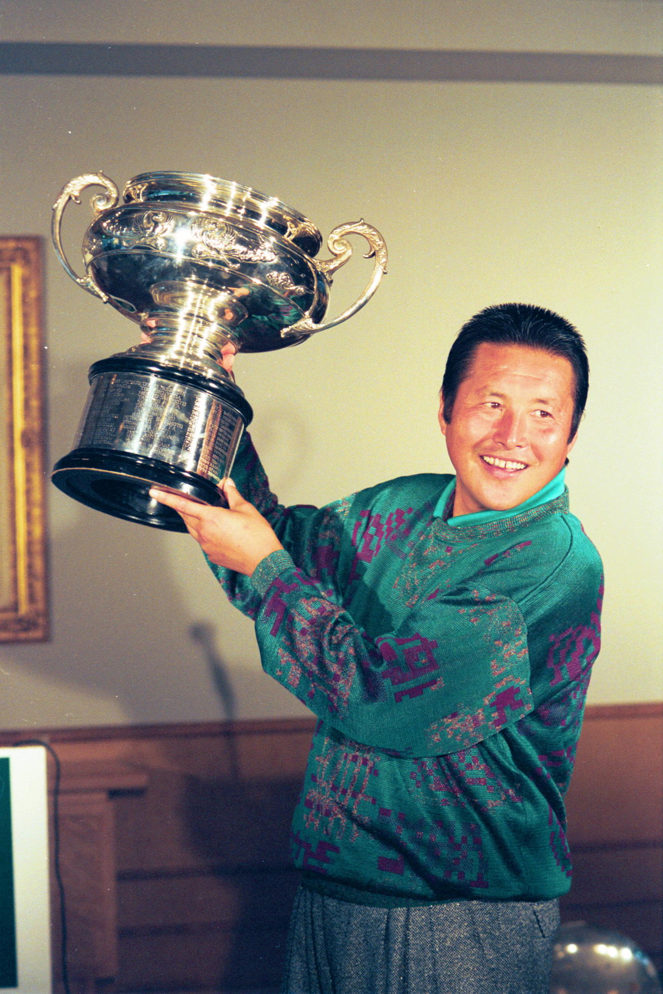 ジャンボ尾崎さん（1992年10月11日撮影）