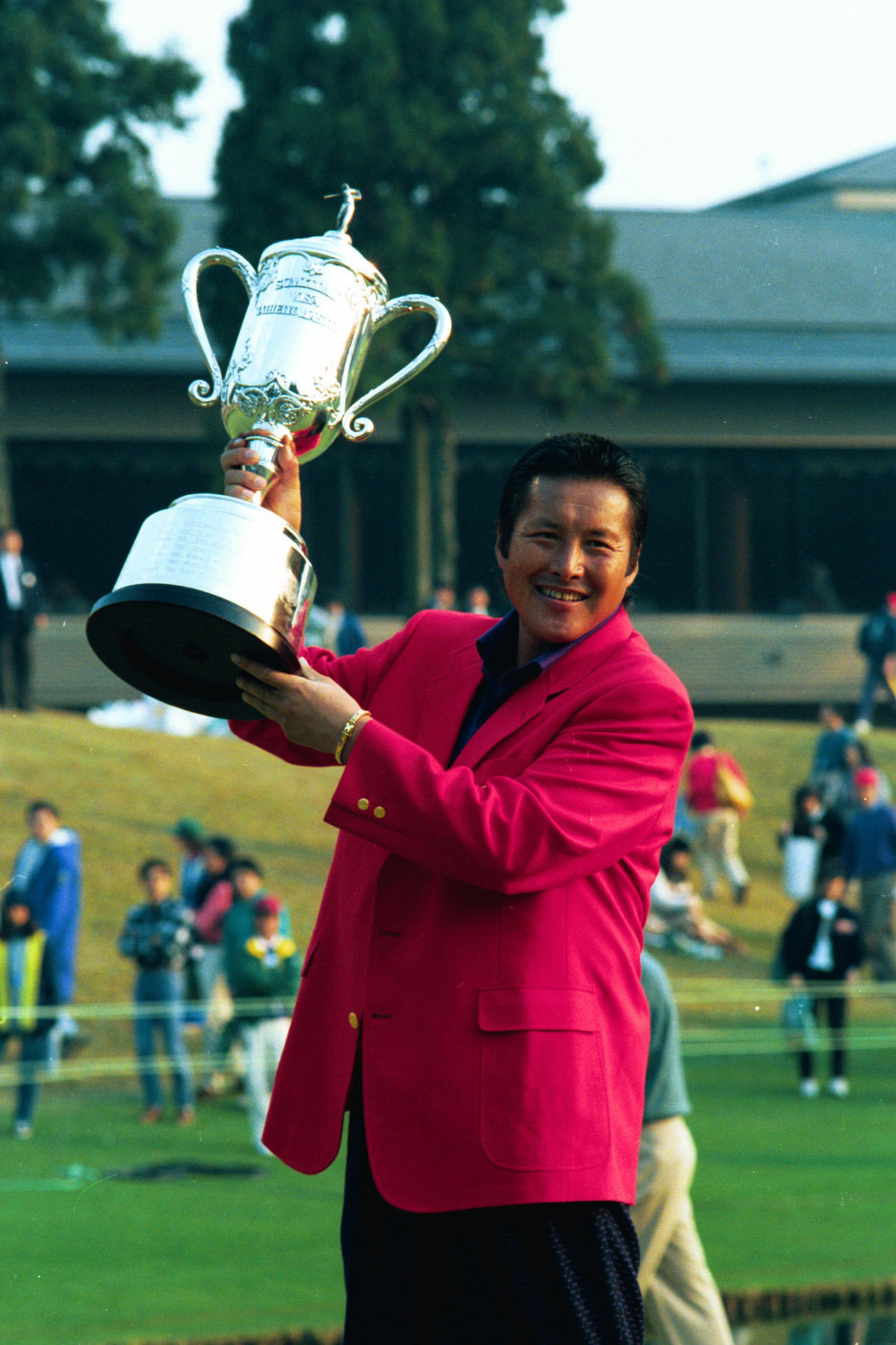 優勝したジャンボ尾崎さん（1994年11月撮影）