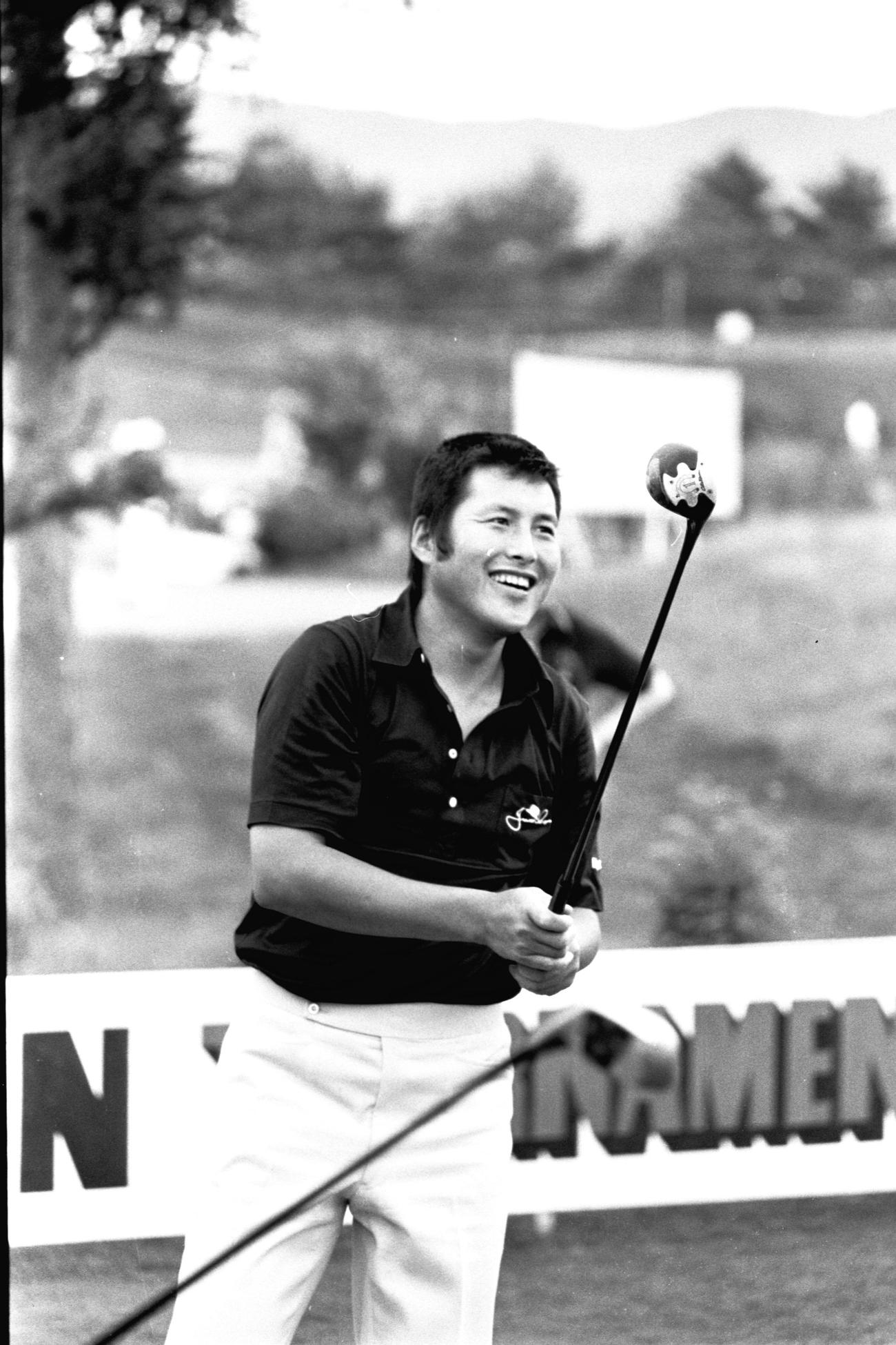 ペプシウィルソントーナメント　ジャンボ尾崎さん（1979年6月撮影）