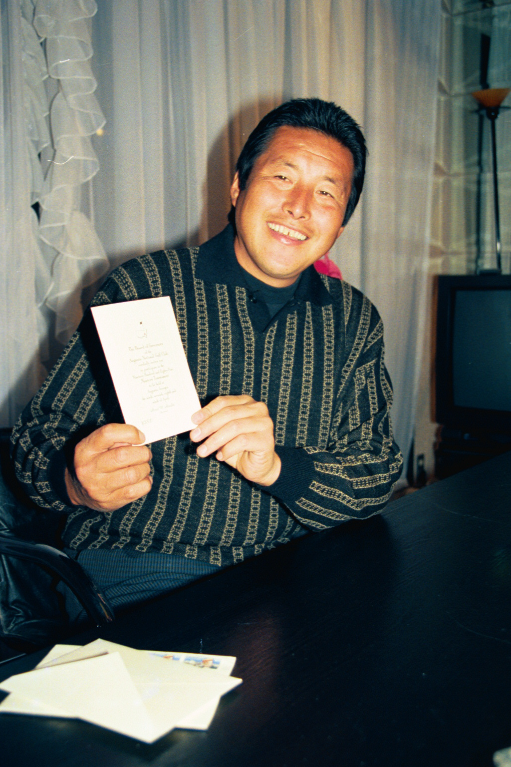 マスターズ招待状が届いた尾崎将司さん