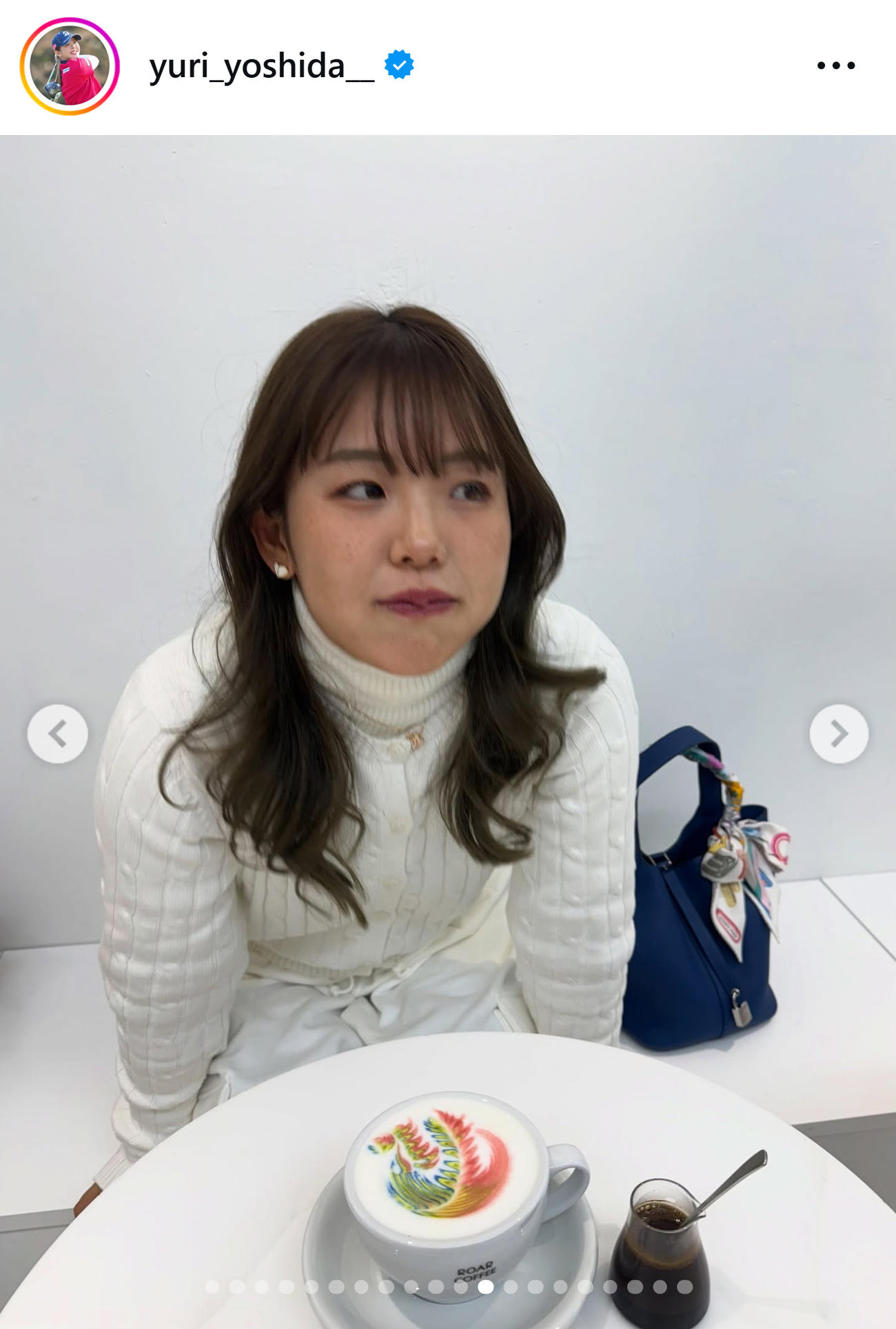 吉田優利のインスタグラムから