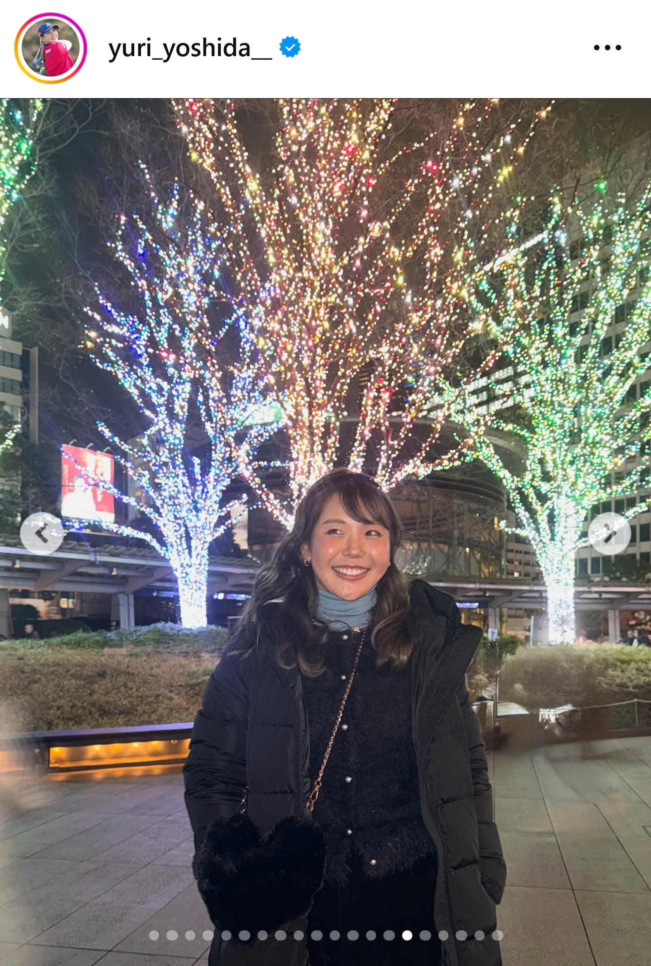 吉田優利のインスタグラムから