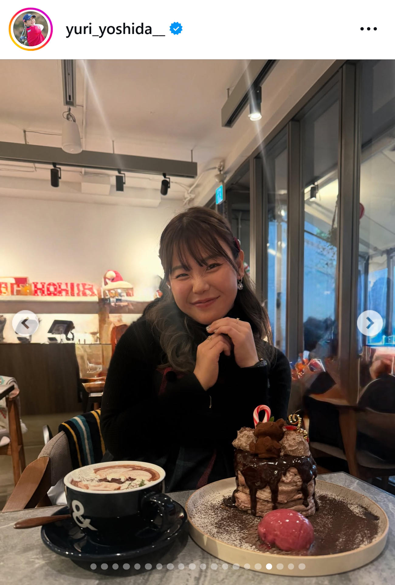 吉田優利のインスタグラムから
