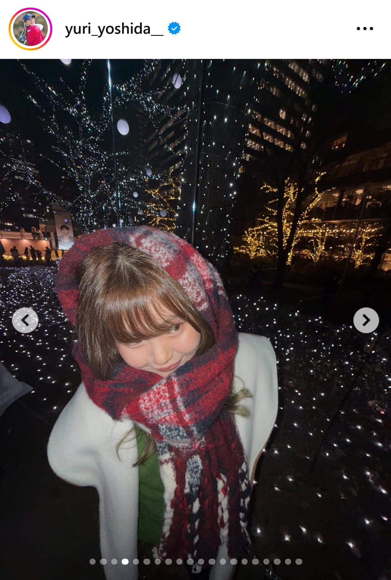 吉田優利のインスタグラムから