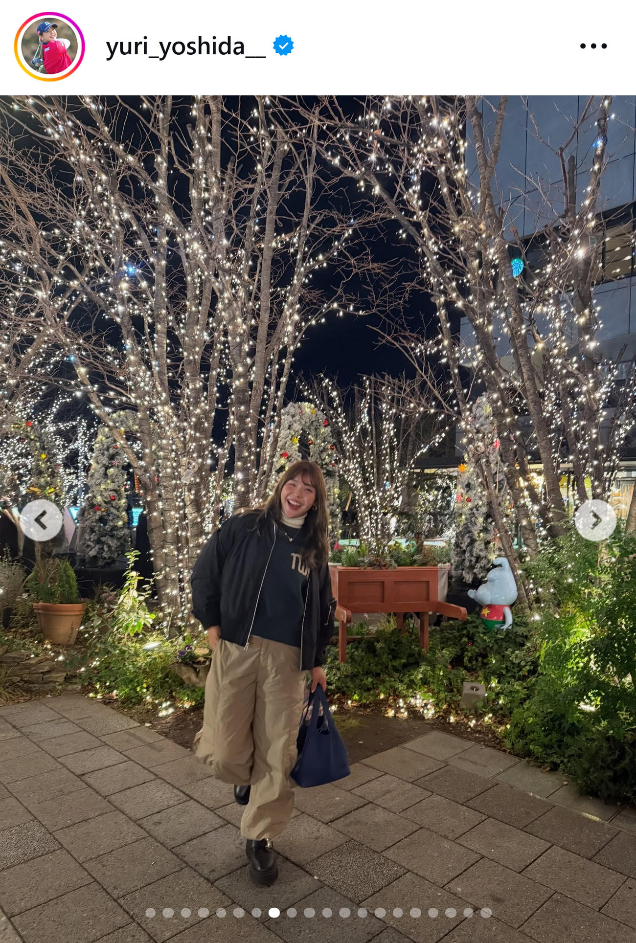 吉田優利のインスタグラムから