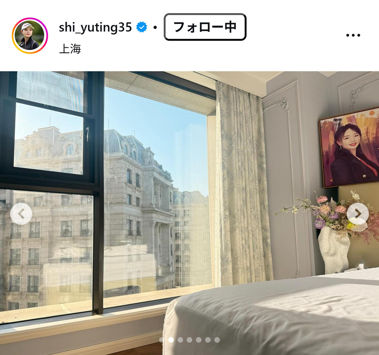 セキ・ユウティンのインスタグラムから