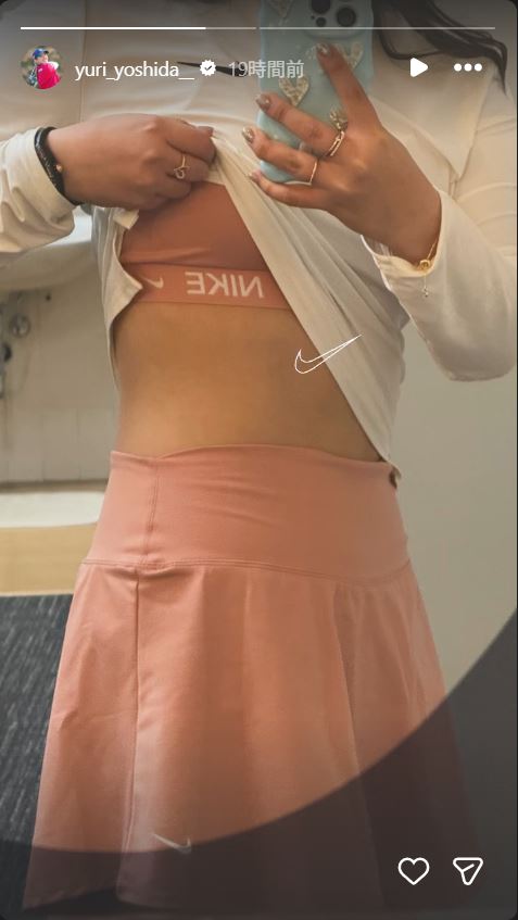 吉田優利選手のインスタグラムから