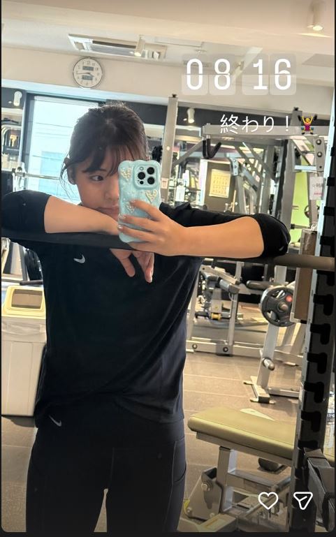 吉田優利選手のインスタグラムから