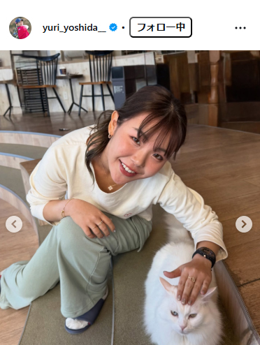 吉田優利のインスタグラムから