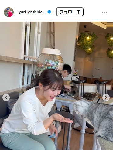 吉田優利のインスタグラムから
