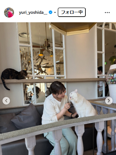 吉田優利のインスタグラムから