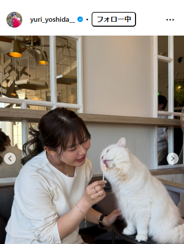 吉田優利のインスタグラムから