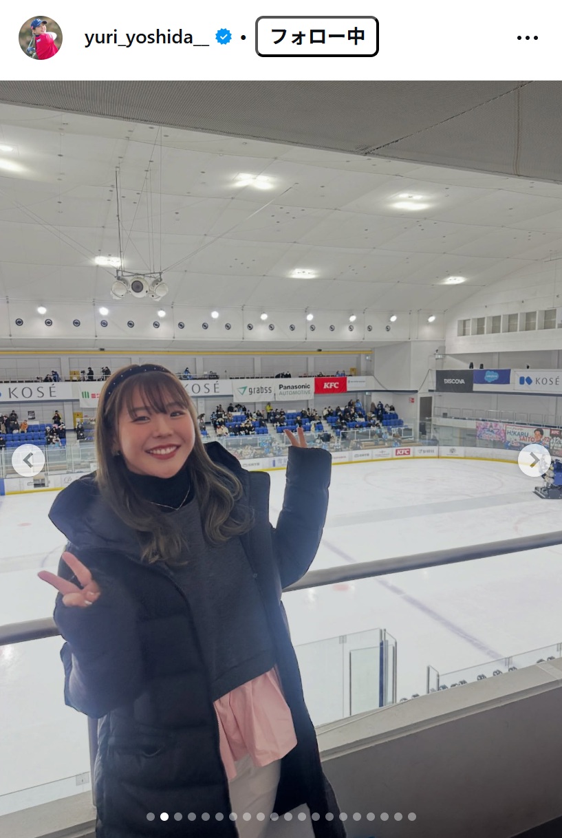 吉田優利のインスタグラムから