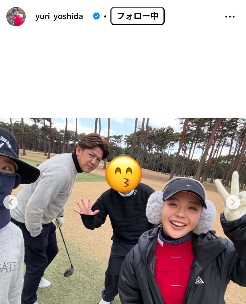 吉田優利のインスタグラムから
