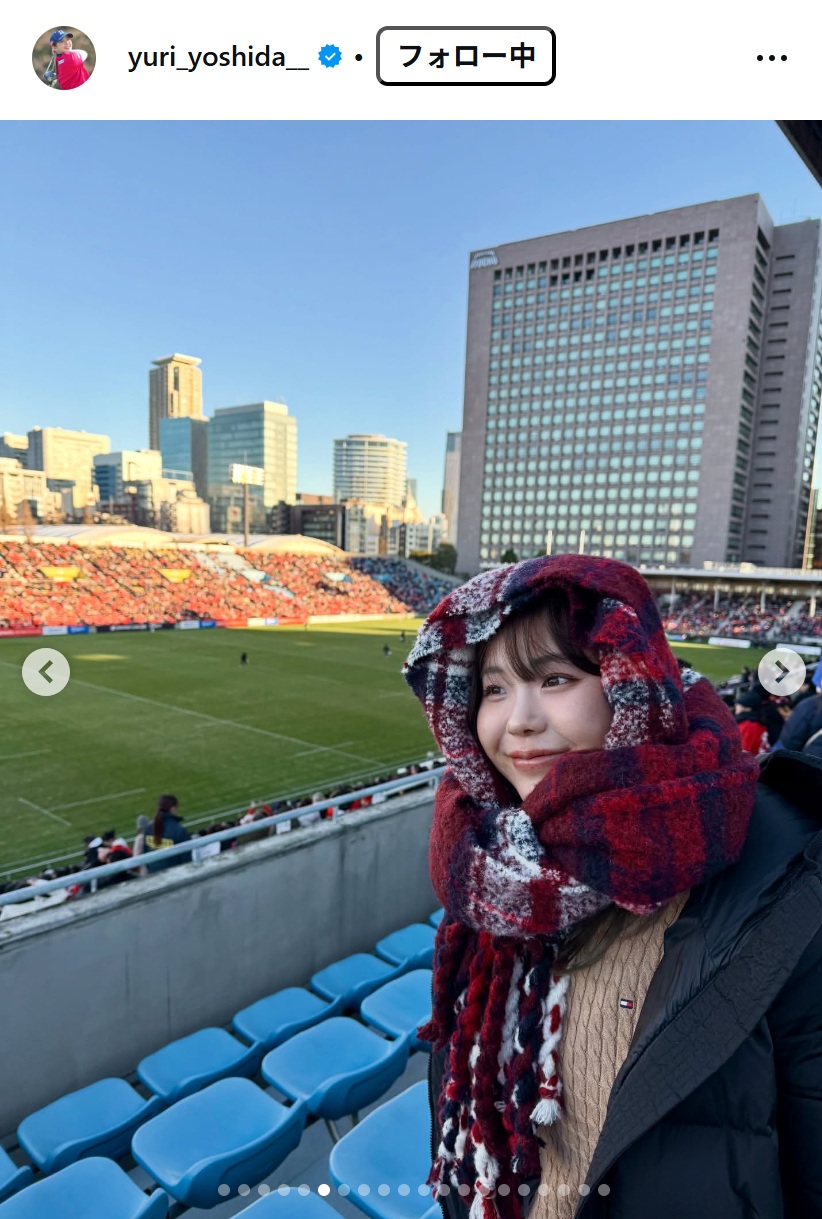 吉田優利のインスタグラムから