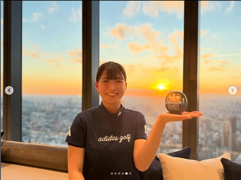 渋野日向子選手のインスタグラムから