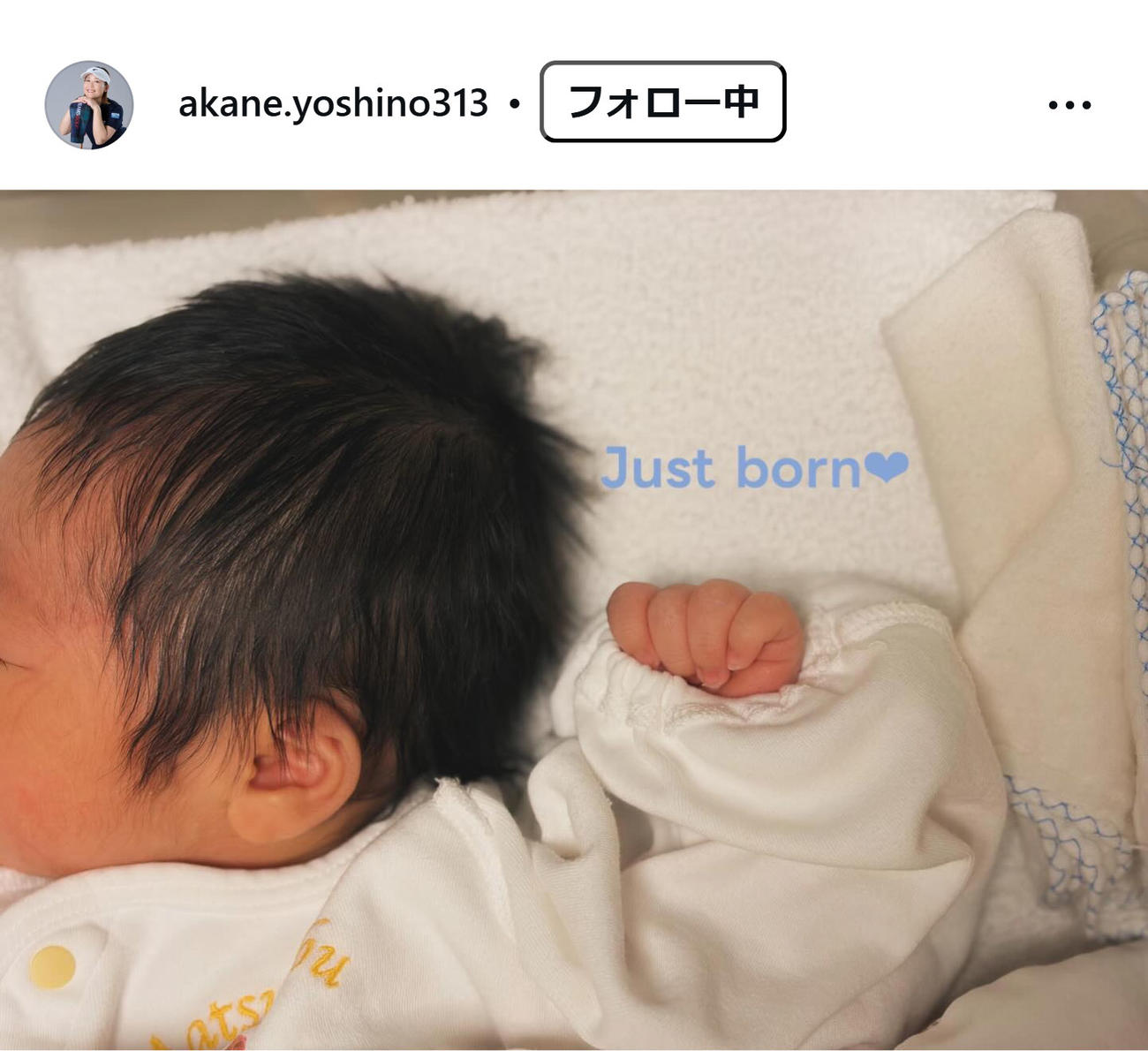 吉野茜のインスタグラムから