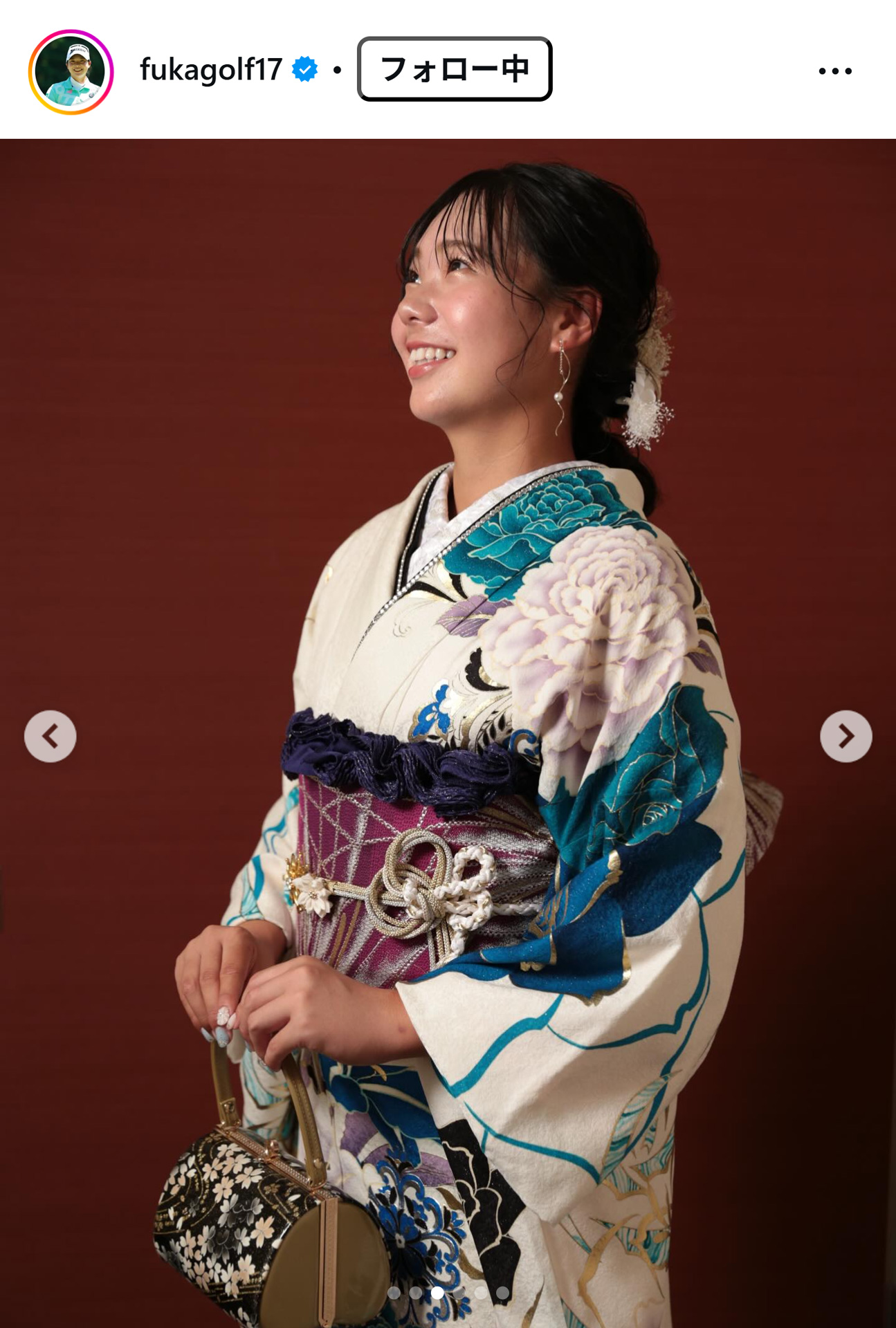 菅楓華のインスタグラムから