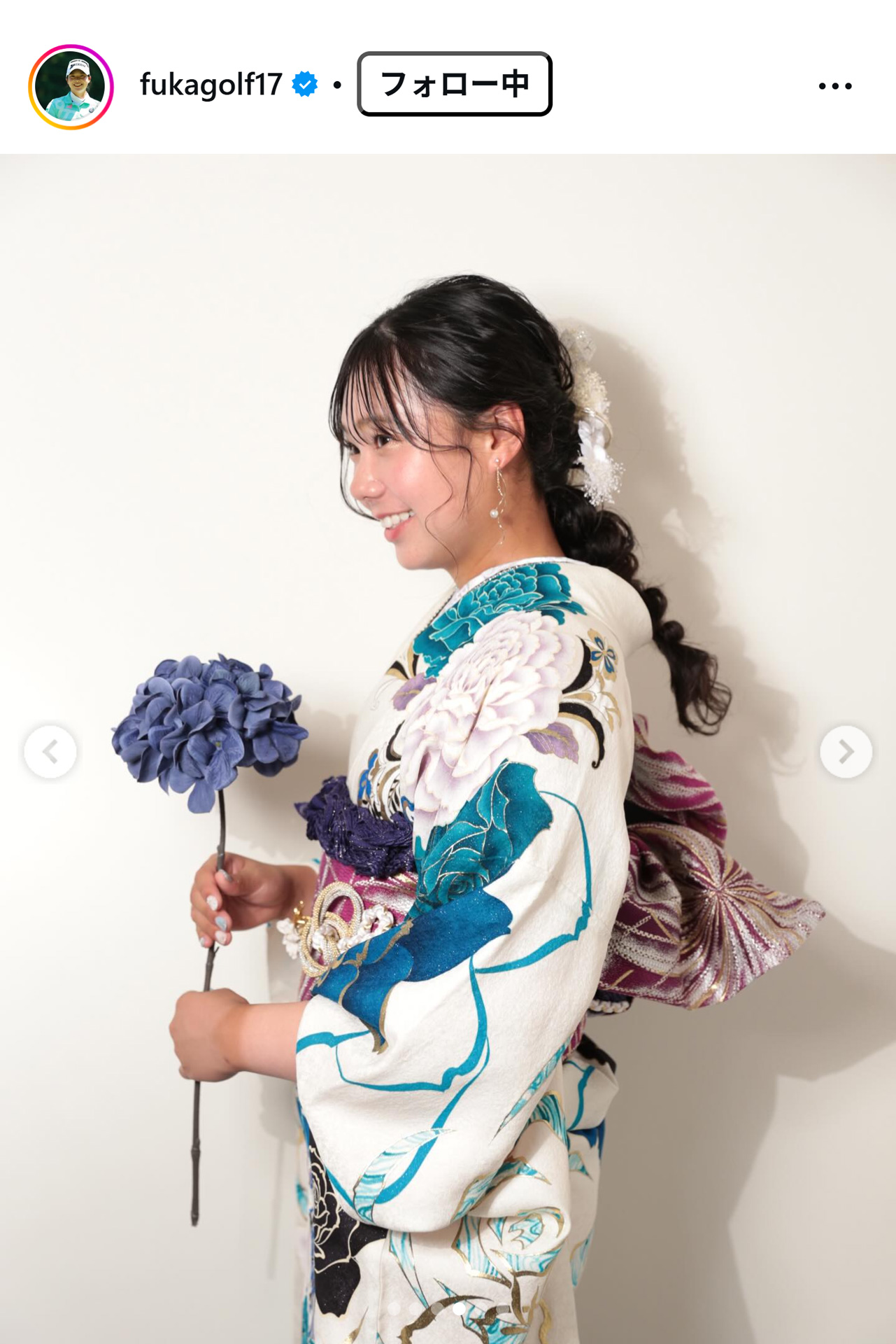 菅楓華のインスタグラムから