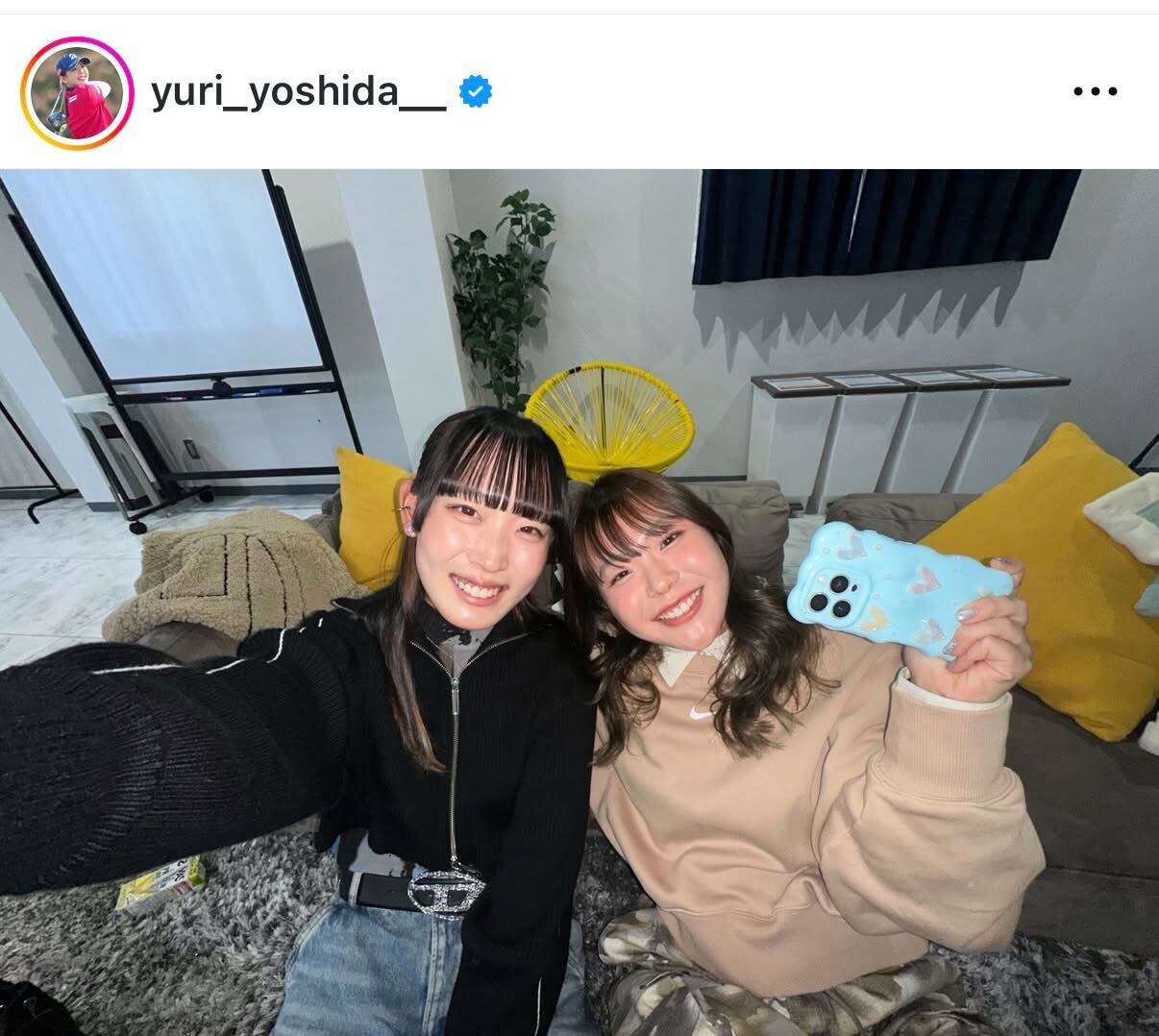 吉田優利のインスタグラムから