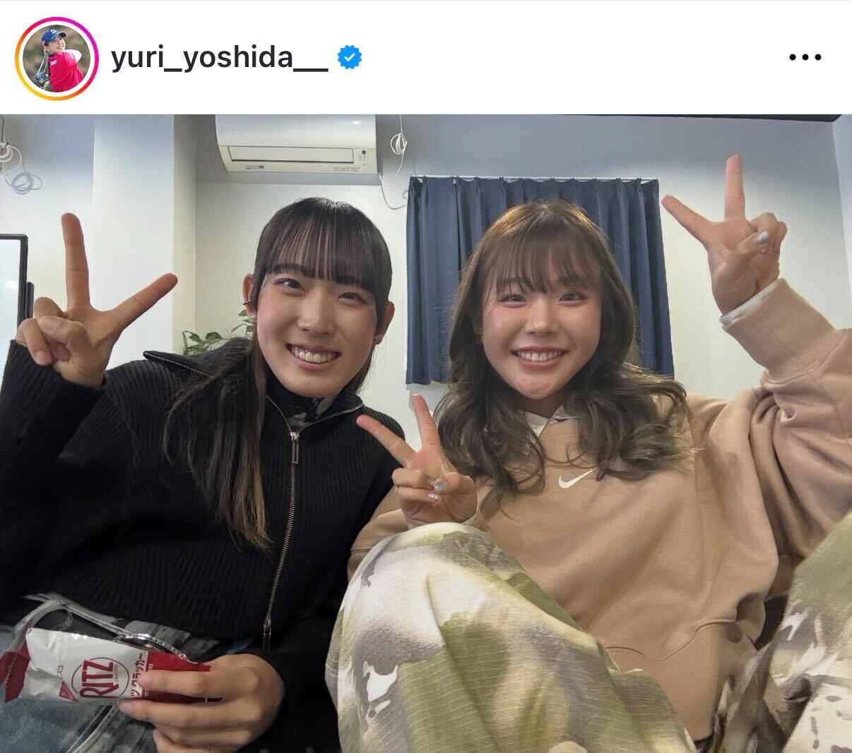 吉田優利のインスタグラムから