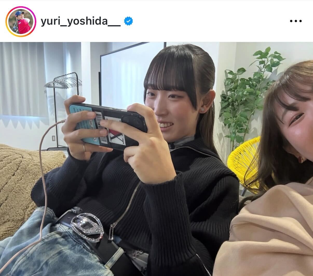吉田優利のインスタグラムから