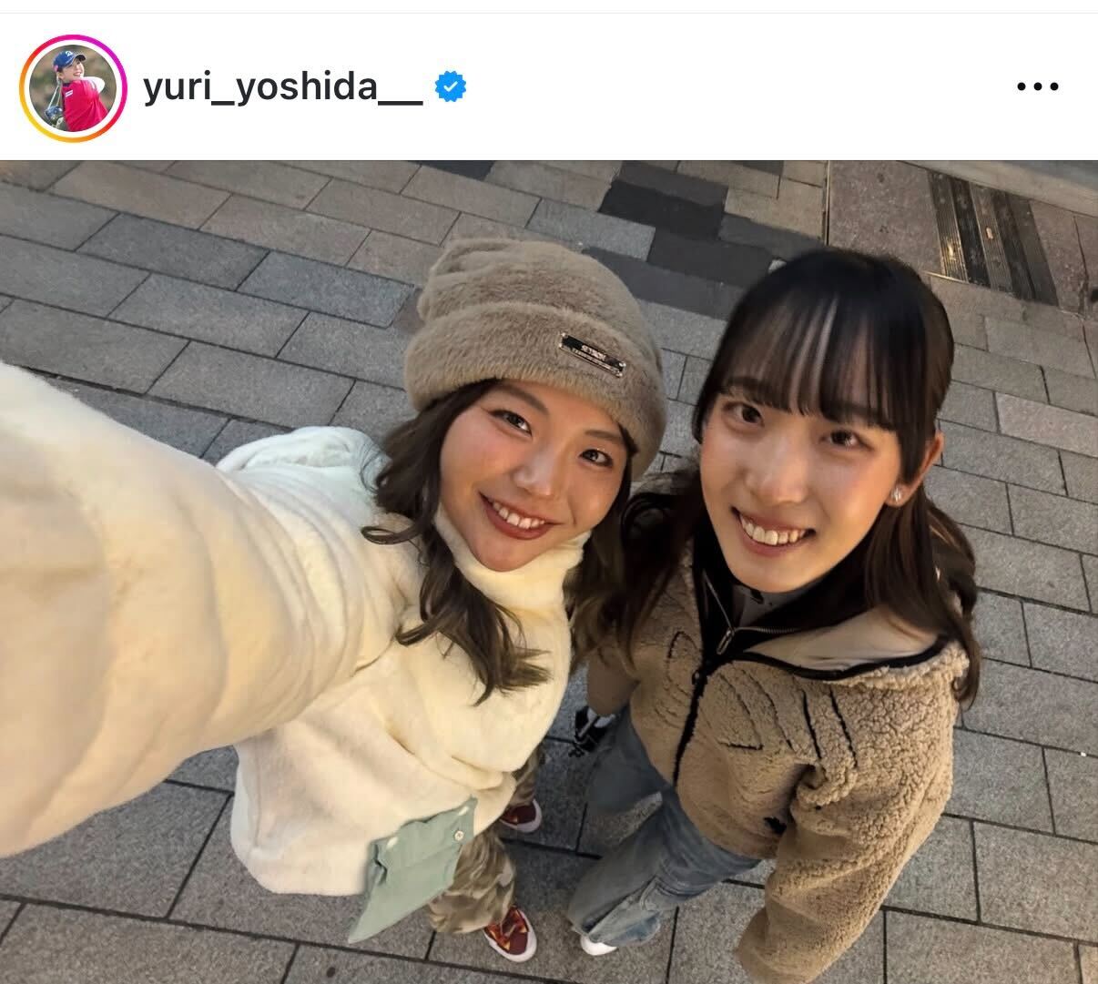 吉田優利のインスタグラムから