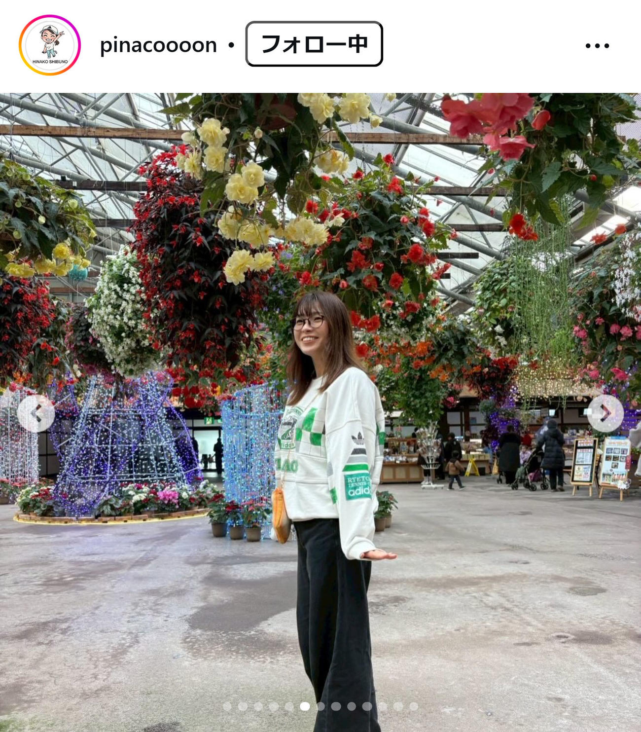 渋野日向子のインスタグラムから