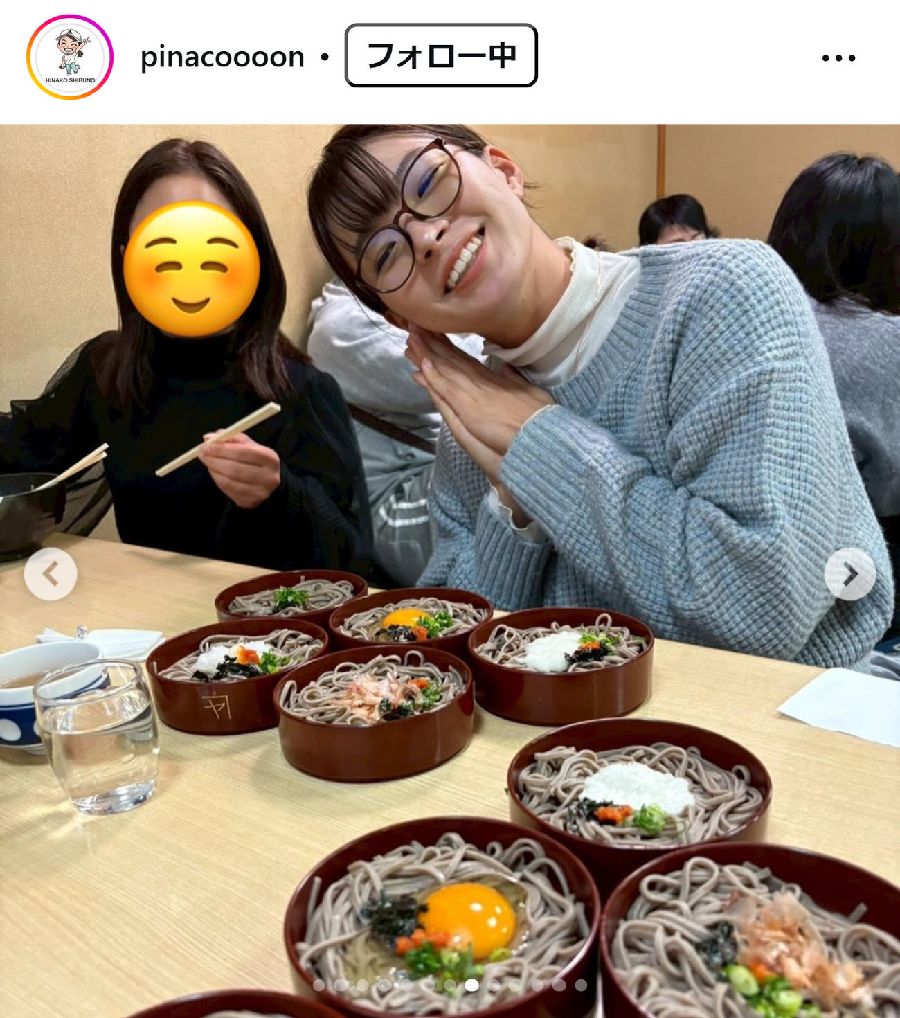 渋野日向子のインスタグラムから