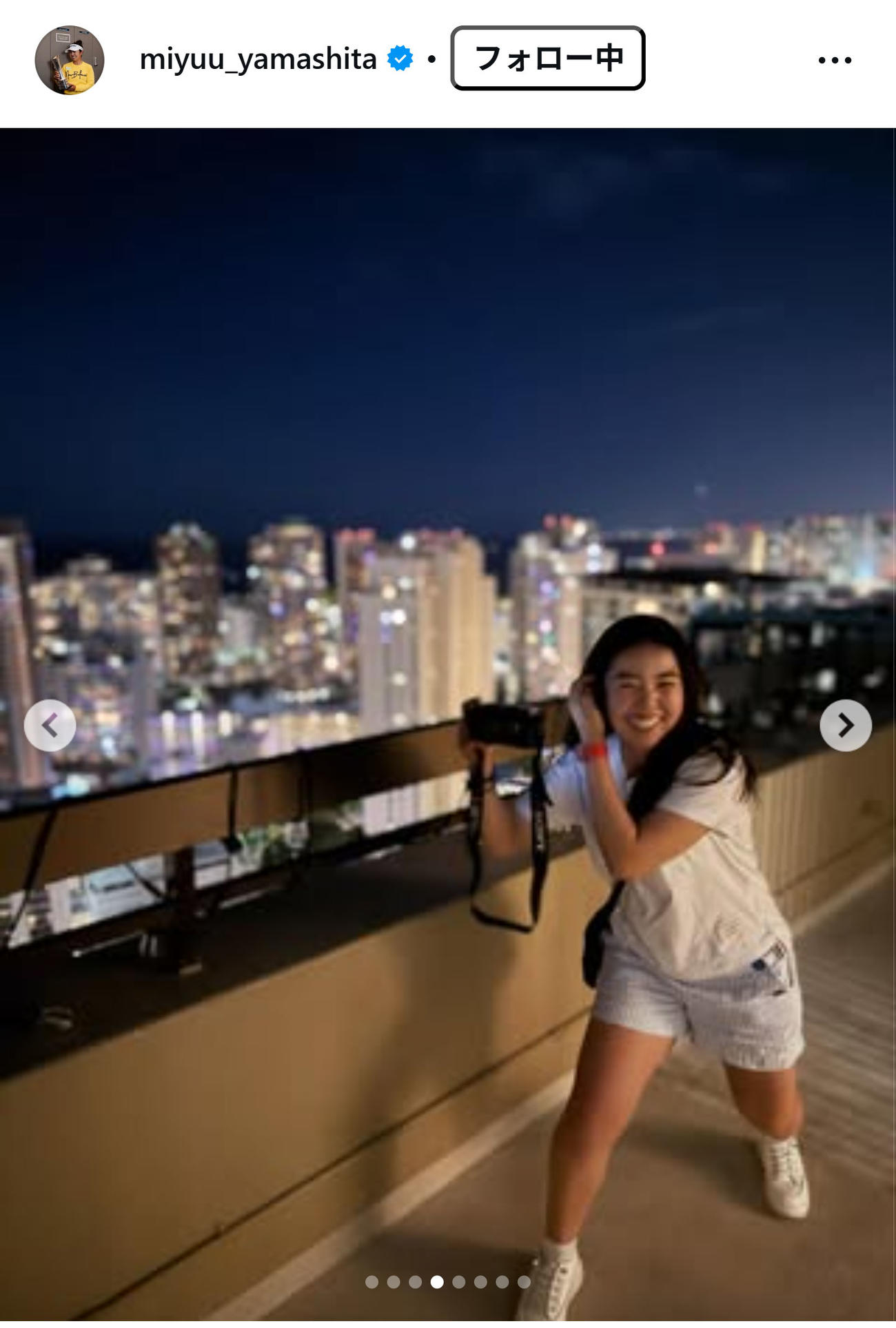 山下美夢有のインスタグラムから