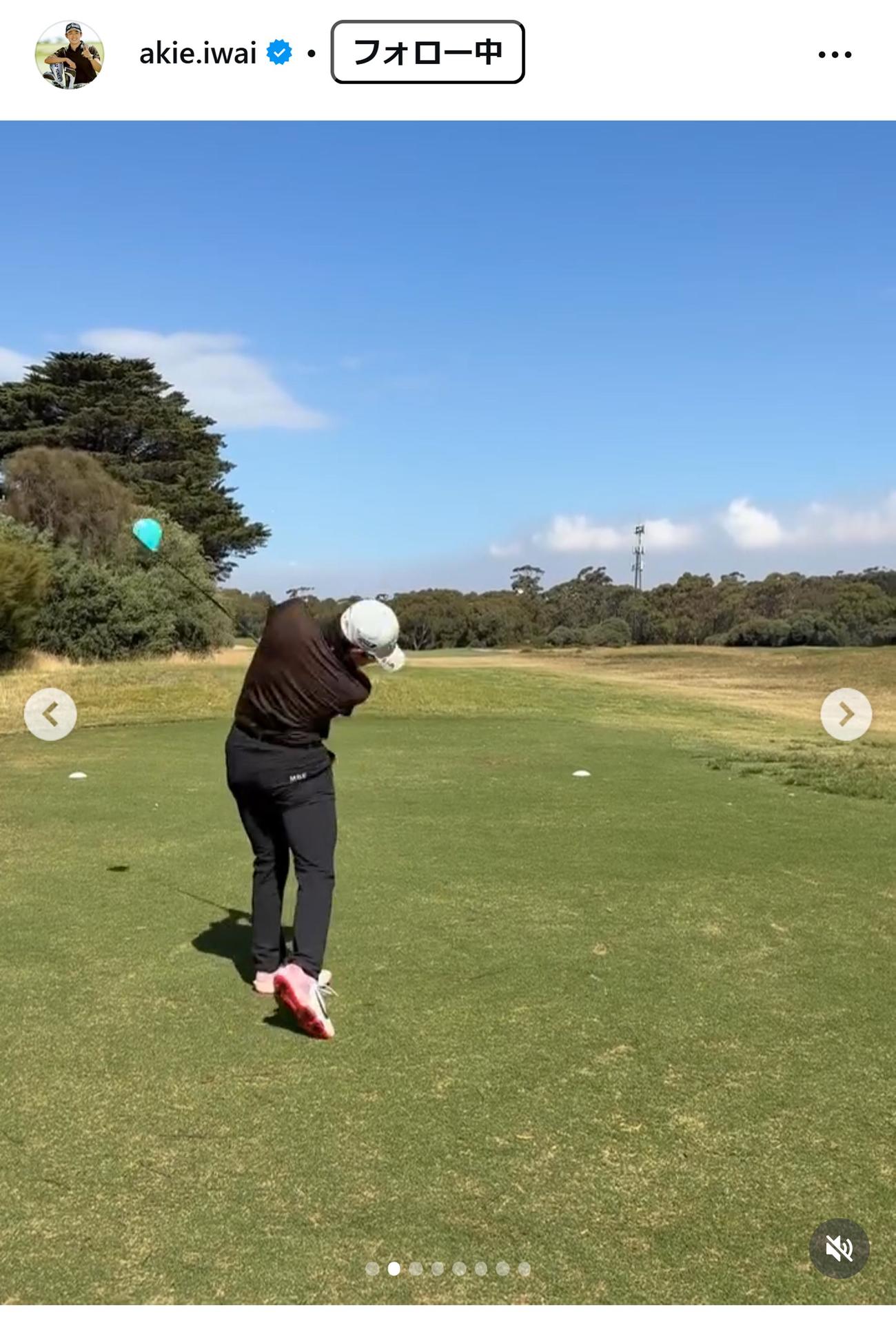 岩井明愛のインスタグラムから